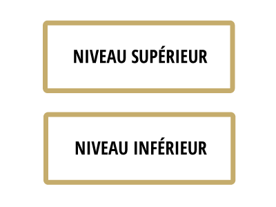 Niveau supérieur et inférieur