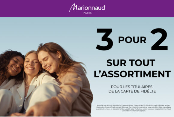 Marionnaud – 3 pour 2
