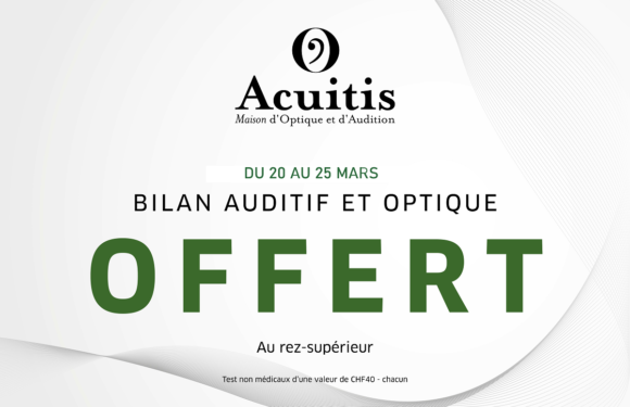 Acuitis – Bilan auditif et visuel offert