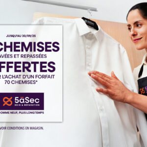 5àsec – Forfait chemise
