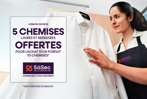 5àsec – Forfait chemise