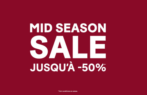 Etam – Mid Season Sale jusqu’à -50%