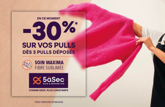 5àsec – 30% pulls