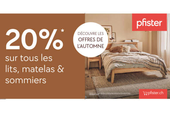 Pfister – Offres de l’automne – lits