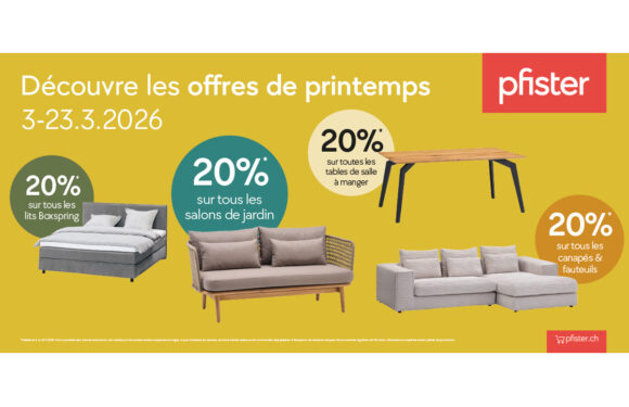 Pfister – Offres de printemps