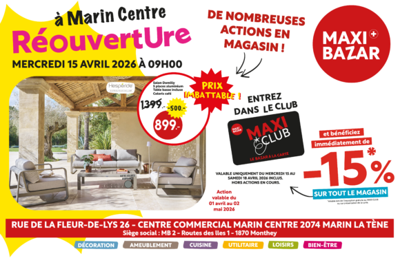 Réouverture Maxi Bazar