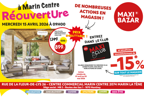 Réouverture Maxi Bazar