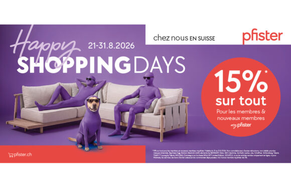 Pfister – Happy Shopping Days