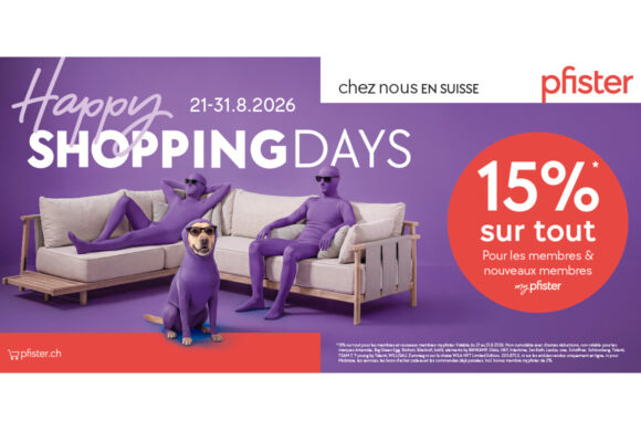 Pfister – Happy Shopping Days