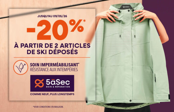 5àsec – rabais ski