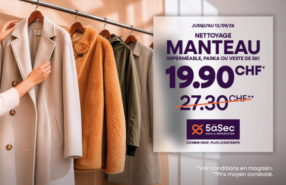 5àsec – 20% sur vos textiles d&rsquo;ameublement